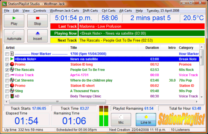 Dmp 2003 radio automation software